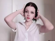 Selfie de chica súper dulce buen cuerpo